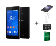 Sony Xperia Z3 DS czarny + 32GB + BT + etui + antywirus - 287114 - zdjęcie 1